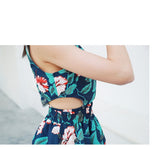Bonne Nuit - Couple Matching Sleeveless Flower Print Sundress