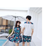 Bonne Nuit - Couple Matching Sleeveless Flower Print Sundress